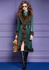 Jaca Faux Fur Collar Coat