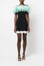 Finnley Black Tassel 3D Flower Bandage Dress