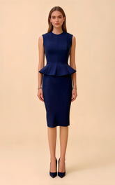 Marcus Blue Ruffle Detail Bandage Set