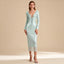 Serena Light Blue Sequin Maxi Dress
