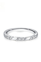 Alimay Geometric Pave Diamond Ring - Silver