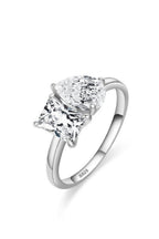 Alimay Simulated Diamond Ring - Silver