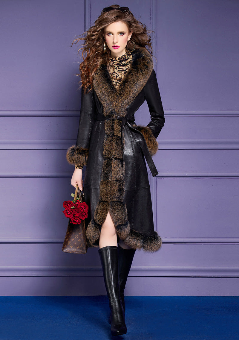 Jaca Faux Fur Collar Coat