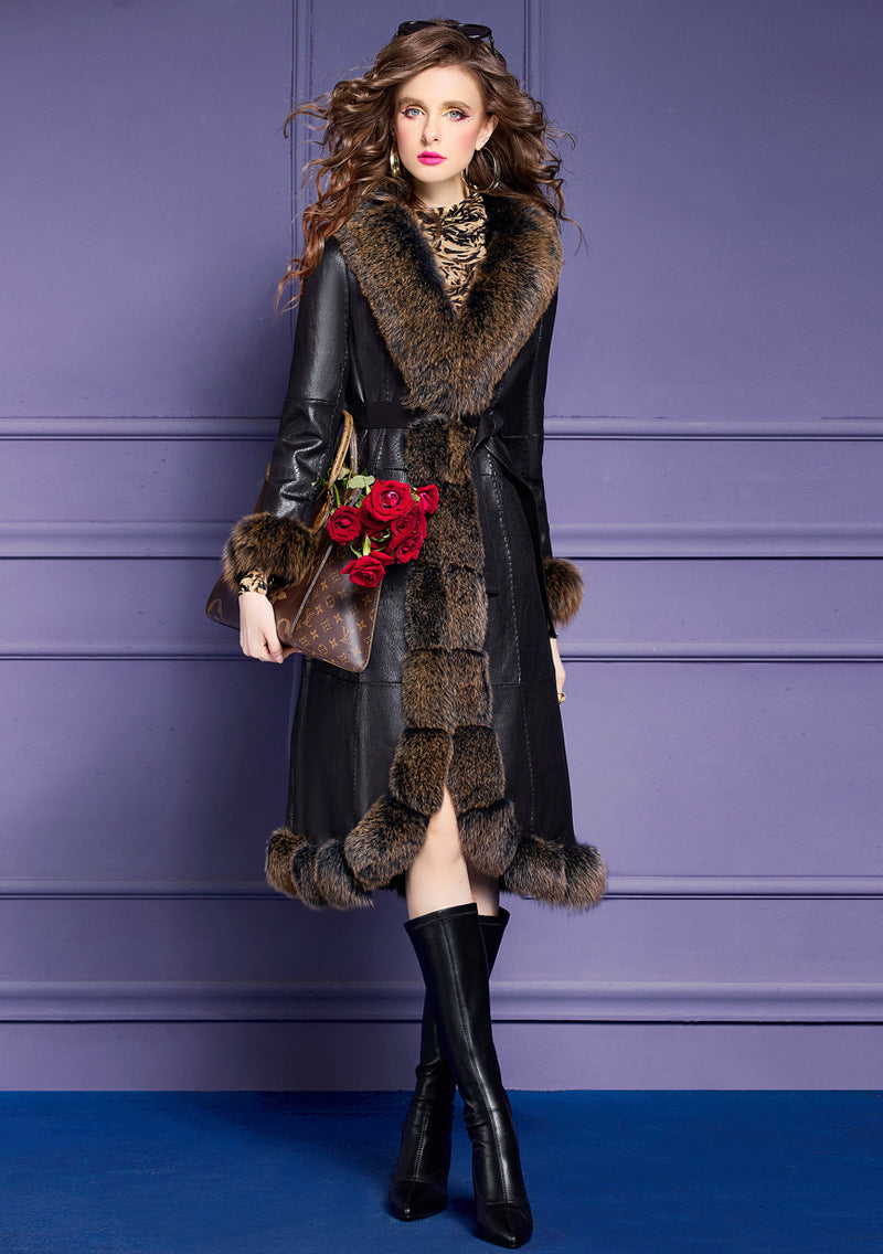 Jaca Faux Fur Collar Coat