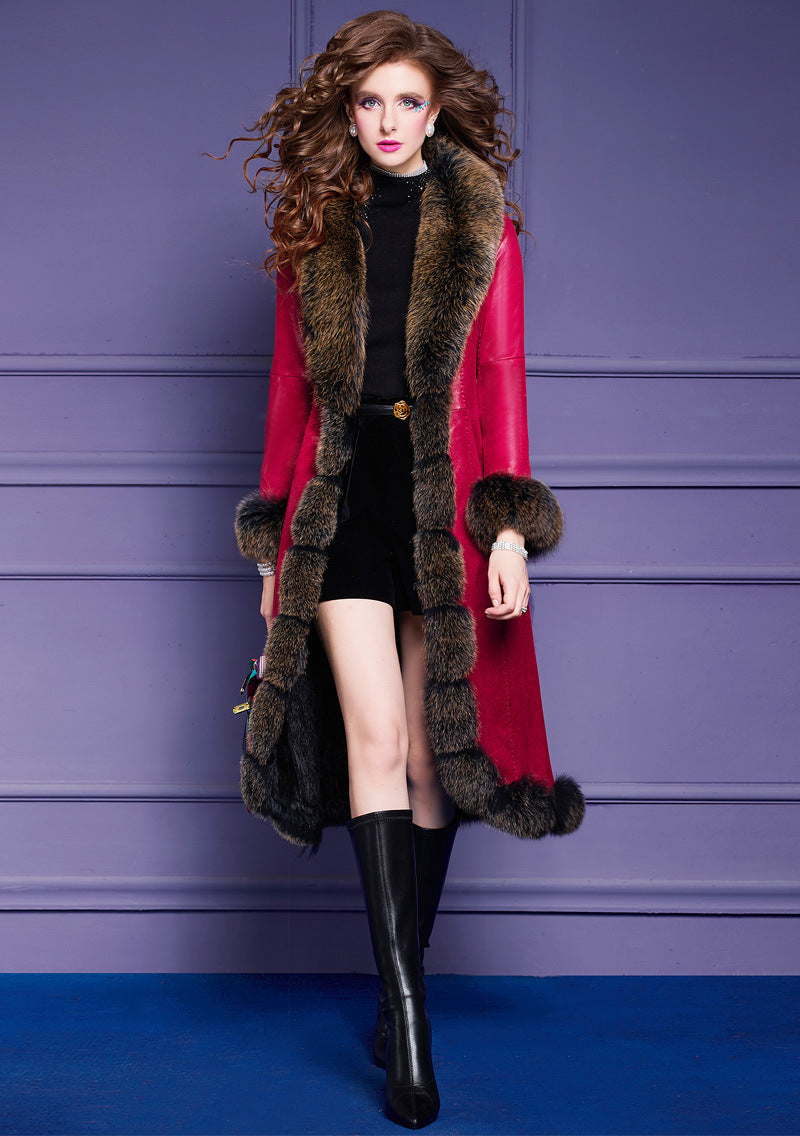 Jaca Faux Fur Collar Coat