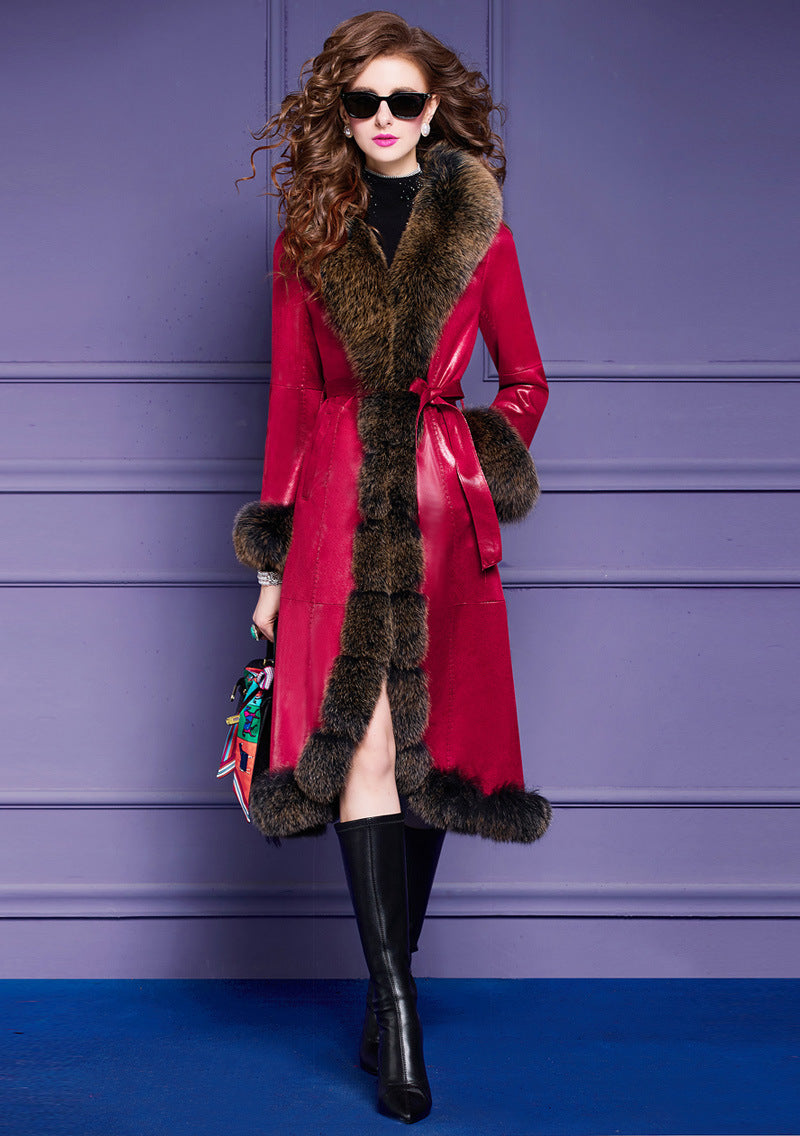 Jaca Faux Fur Collar Coat