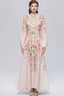 Imogen Floral Print Long Sleeve Maxi Dress