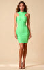 Oliver Sleeveless Bandage Midi Dress In Green