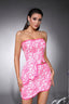 Scarlett Fuchsia Irregular Jacquard Bandage Set